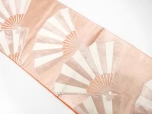 アンティーク　扇模様織り出し袋帯（材料）